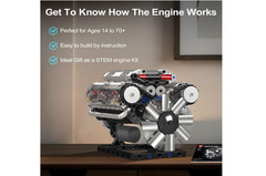 For Adults V8 Combustion Engine Model Building Kits Internal DIY Hobby