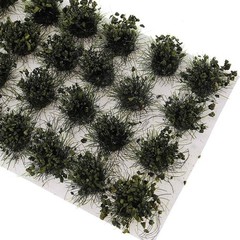 Stunning 28 Pcs Green Lowland Shrubs Model Kit for Military and Train Landscapes