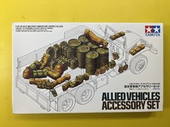 Tamiya 1/35 Allied Vehicle Accessory Kit Military Miniature Rare