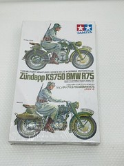 Tamiya Zundapp KS750 BMW R75 German Motorcycle 1/35 Model Kit Factory Sealed