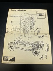 Vintage Monogram Model Kit Instructions Tijuana Taxi Paddy Wagon Red Baron More