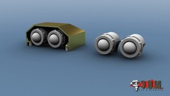 1:35 Resin Detail Set for scale model 2S1 Gvozdika