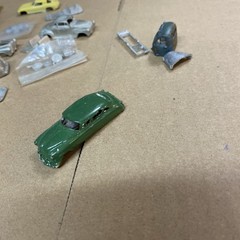 Alloy Forms HO Scale 1941 Plymouth Coupe 1956 Ford Corvette Ford Panel 1950 Ford