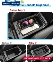 2 Layer-2024 2025 2026 Crosstrek Center Console Organizer for Subaru Crosstrek (