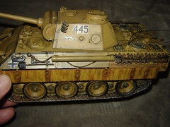 Built 445 Long Barrel Tank 7-1/2 inches long Well Built & Painted Ex Condition