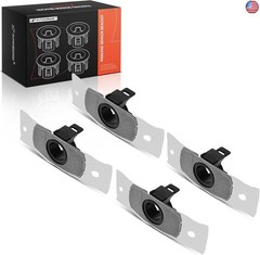 A-Premium 4-PC Parking Assist Sensor Retainer Bezels Compatible with Toyota