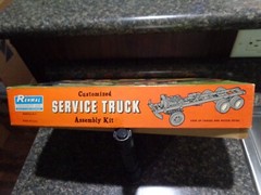 VINTAGE RENWAL 1/32 CUSTOMIZED SERVICE TRUCK WRECKER CRANE ROTATOR USED KIT