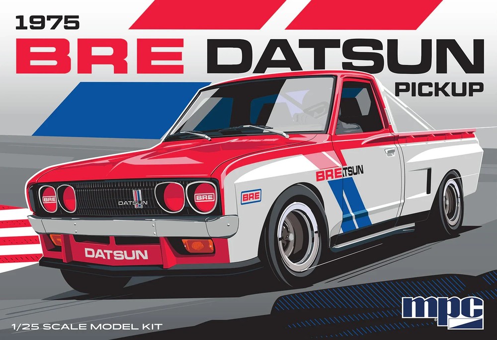 MPC 1029 1975 BRE Datsun Pickup Racing / Stock Truck plastic model kit 1/25