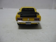 Monogram Yellow 1970 Ford Mustang Boss 302 1/24 Scale Built Model Kit #2923