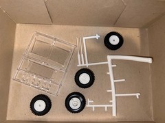 MPC 1970 JEEPSTER SAFARI WAGON 1/25 STARTED FOR PARTS ONLY