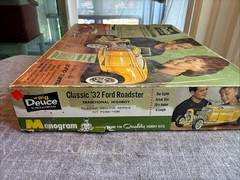 Vintage Monogram Big Deuce Classic ‘32 Ford Roadster Model Kit BOX ONLY