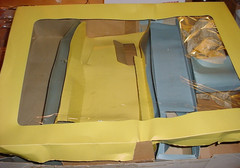 1963 MONOGRAM PC88 1/8 The Big Deuce BOX W/ INSERTS ONLY -RARE ! NO MODEL KIT !