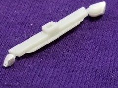 1962 Chevrolet Bel Air TRANSMISSION CROSSMEMBER MOUNT from 1:25 AMT Model Kit 62