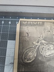 Revell Triumph Custom Show Bike H-1230 Chopper Instructions 1964 Original Manual