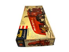 Vintage 1956 Revell, White Fruehauf Gas Truck, Mobilgas, H-1402:169, Open Box