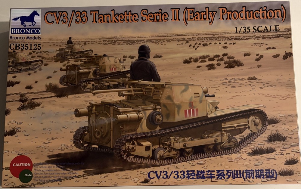 Bronco 35125 CV3/33 Tankette Serie II (Early Production) 1/35