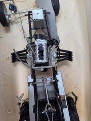 Revell Jungle Jim Funny Car Plastic Model Kit Body And Chassis Parts Dragster