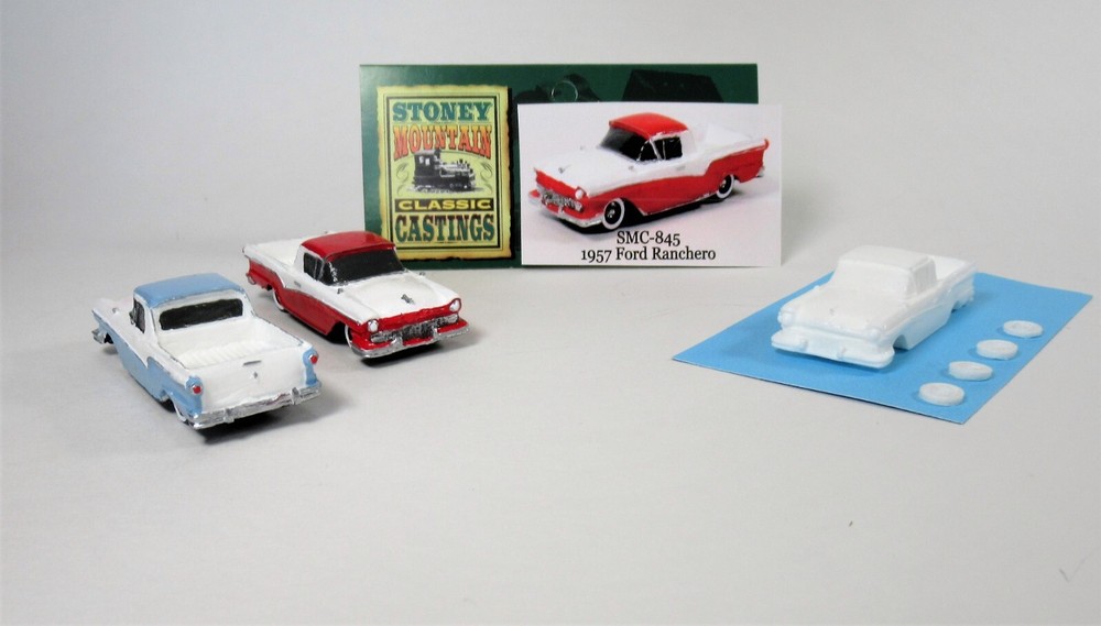 New! SMC-845 1957 Ford Ranchero HO-1/87 Scale White Resin Kit