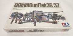 Tamiya German 88mm Gun Flak 36/37 1:35 Model Kit NEW Sealed. #35017