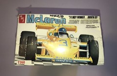 1/25 AMT McLaren M16C/D Rutherford ’74 Indy Plastic Model Kit Factory Sealed