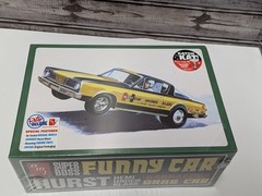AMT Hurst Hemi Under Glass Barracuda Drag Car Model Kit Sealed