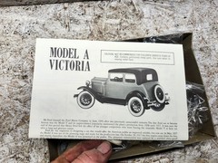 Vintage Gabriel Ford Model A Victoria Metal Model Car Kit 1:20 Scale