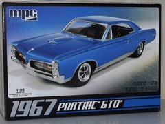 MPC 1967 PONTIAC GTO #710L/12 ⭐PARTS⭐ DASHBOARD+ STEERING WHEEL+MORE 1:25