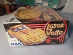 Vintage MPC BIG 1/20 LASER VETTE 1-0743 NEW OLD STOCK FACTORY SEALED 1979 MINTY