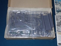Vintage Bandai Panzerkampfwagen VI Tiger I Model Kit, New, 1:48