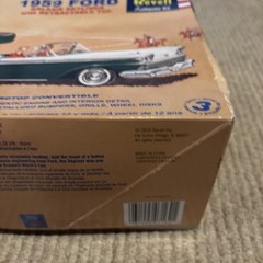 Original Revell H-1227 1959 Ford Fairlane Skyliner Retractable 1/25 Unbuilt