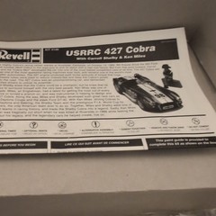 1/24 Revell USRRC 427 Cobra with Ken Miles kit 85-4149 Carroll Is Missing