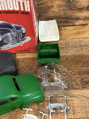 VINTAGE AMT 1941 PLYMOUTH COUPE JUNKYARD MODEL LOT SEE PICS RAT ROD PARTS MOPAR