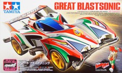 Tamiya 1/32 MINI 4WD Fully Cowled No.46 GREAT BLASTSONIC (AR CHASSIS) 19446