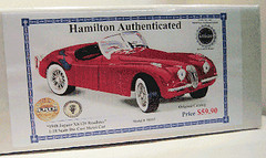 Ertl Hamilton 1948 Jaguar XK120 Red Roadster 1:18 Die Cast Model