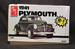 AMT Ertl 1941 Plymouth Coupe 2n1 1:25 Model Kit 6586 Sealed Bags NO INSTRUCTIONS