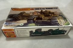 Matchbox 1/76 CHAR B.1 BIS RENAULT FT.17 #40176 – FREE SHIPPING – SEALED