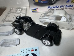 Revell Porsche 911 Turbo 1:24 Model Kit #85-4330 2014 (STARTED / COMPLETE)