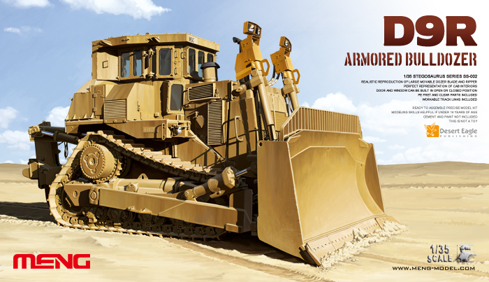 Meng Model SS-002 1/35 D9R Doobi armored bulldozer