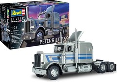 Peterbilt 359 Model Car Building Kit – 1:25 Scale with Twin Turbo Engine Detail