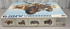 ESCI MOTORCYCLE BMW R / 75 W SIDECAR SCALE 1/9TH MODEL KIT BOX 1986