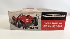 Vintage Strombecker Ferrari D50 V8 Electric Racing Car 1:24 Model Kit # D52-200