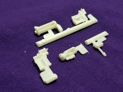 Diamond REO Truck Tractor STARTER , OIL COOLER , DIPSTICK for 1:25 AMT Model Kit