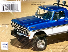 MOEBIUS MODELS 1/25 1971 FORD F-250 CUSTOM 4X4 PICKUP TRUCK MODEL KIT # 2567 F/S