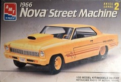 CHROME WHEELIE BARS – 66 NOVA SS PRO STREET – AMT 6769 – MODEL CAR KIT PARTS LOT