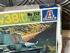 Vintage WW2 Model Kit German PanzerKampfwagen (PzKpfw) No. 212 Missing Pieces
