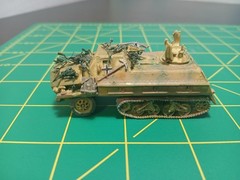 Africa Corps 1/72 1/87 ? Army Tank Trucks Built Model WW II German Tan Tracked