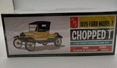 SKILL 2 MODEL KIT 1925 FORD T “CHOPPED” SET OF 2 PCS 1/25 SCALE BY AMT AMT1167