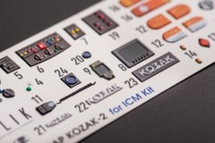 Kelik K35020 Kozak-2 Ukrainian MRAP interior/exterior 3D decals for ICM kit 1/35