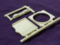 Diamond REO Truck Tractor RADIATOR , SURGE TANK & SHROUD for 1:25 AMT Model Kit