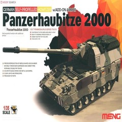 Meng Model 1/35 TS-019 German Panzerhaubitze 2000 w/Add-On Armor Model Kit